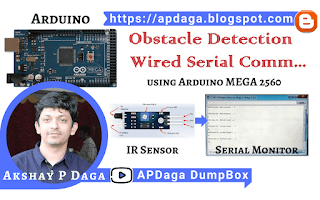 #3 Arduino Mega: Obstacle detection / People counter using IR Sensor | APDaga Tech