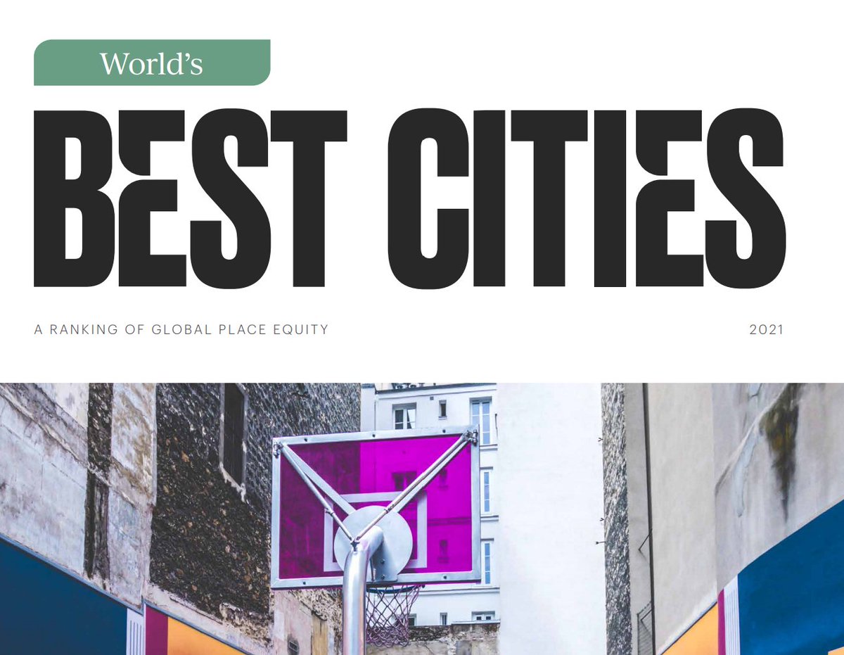 The World's Best Cities Report 2021. CURRENT AFFAIRS (CA) DAILY UPDATES