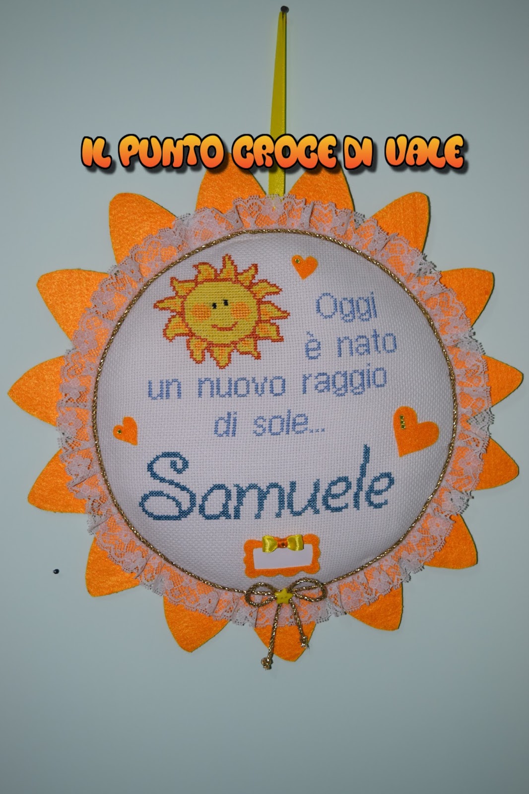 Il Punto Croce Di Vale Fiocco Nascita Samuele