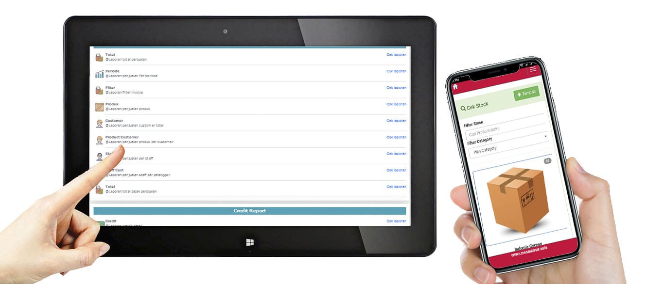 Aplikasi invoice dan inventori online dengan simple management