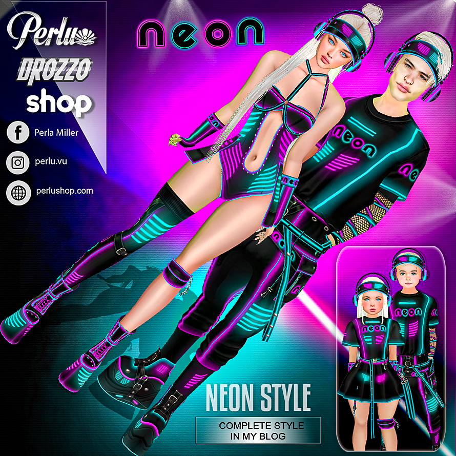 NEON II COUPLE BUNDLE - PERLU | DROZZO SHOP