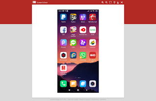Cara menampilkan tampilan layar di android di komputer atau laptop dengan aplikasi screenmirrorapp