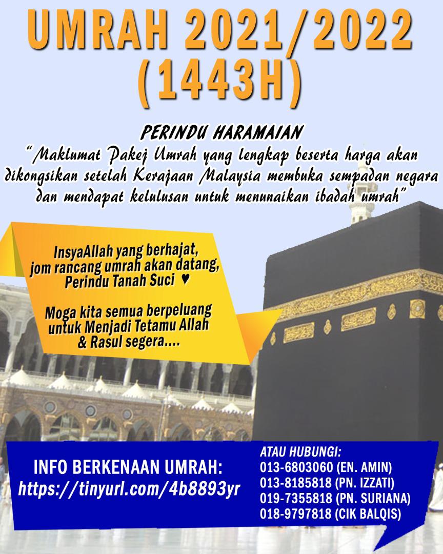 2022 package harga malaysia umrah Pakej A