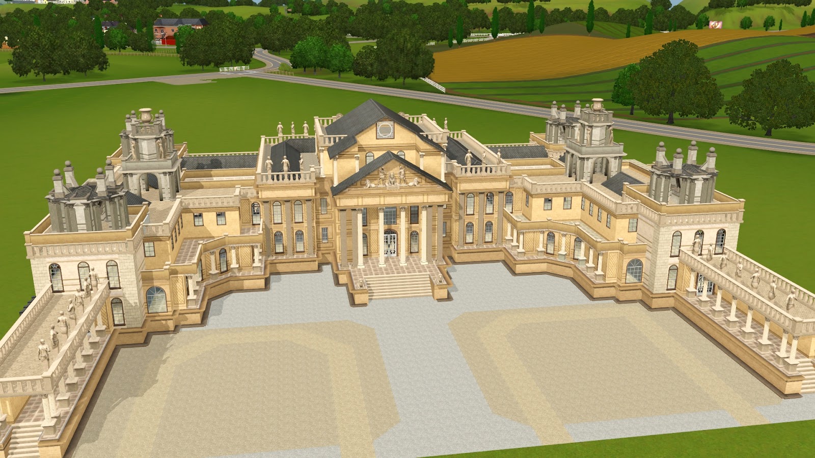 План особняка замка