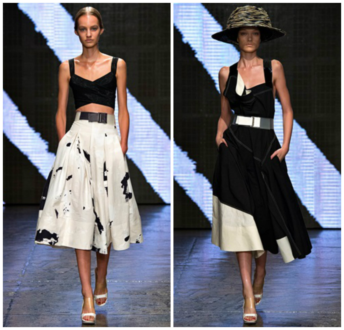 S in Fashion Avenue: SS 2015 fashion trends: black & white