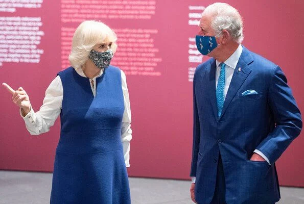 Prince Charles and the Duchess of Cornwall visited the Artemisia and the Titian: Love Desire Death exhibitions