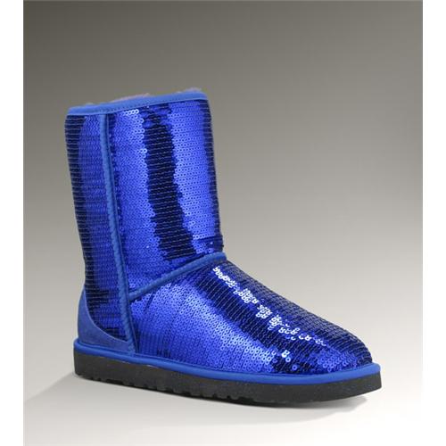 blue ugg style boots