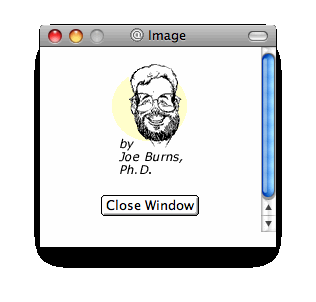 The 'Remote Image' demo window with a height based on the image's height