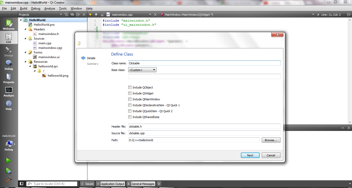 Digital Sains QLabel Clickable Pada QT Designer