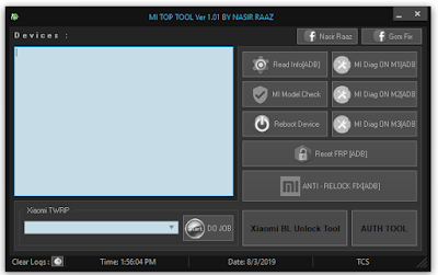 MI TOP 1.01 Mi adb Fastboot Tool 2019 Free Download