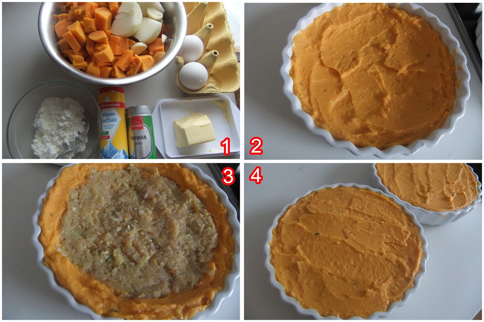 我的混血廚房 (My Hybrid Kitchen) 蕃薯雞肉鹹派低脂健康版(Healthy Sweet Potato and