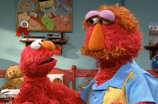 Louie tells Elmo doesn’t need any diapers anymore. Sesame Street Elmo's Potty Time