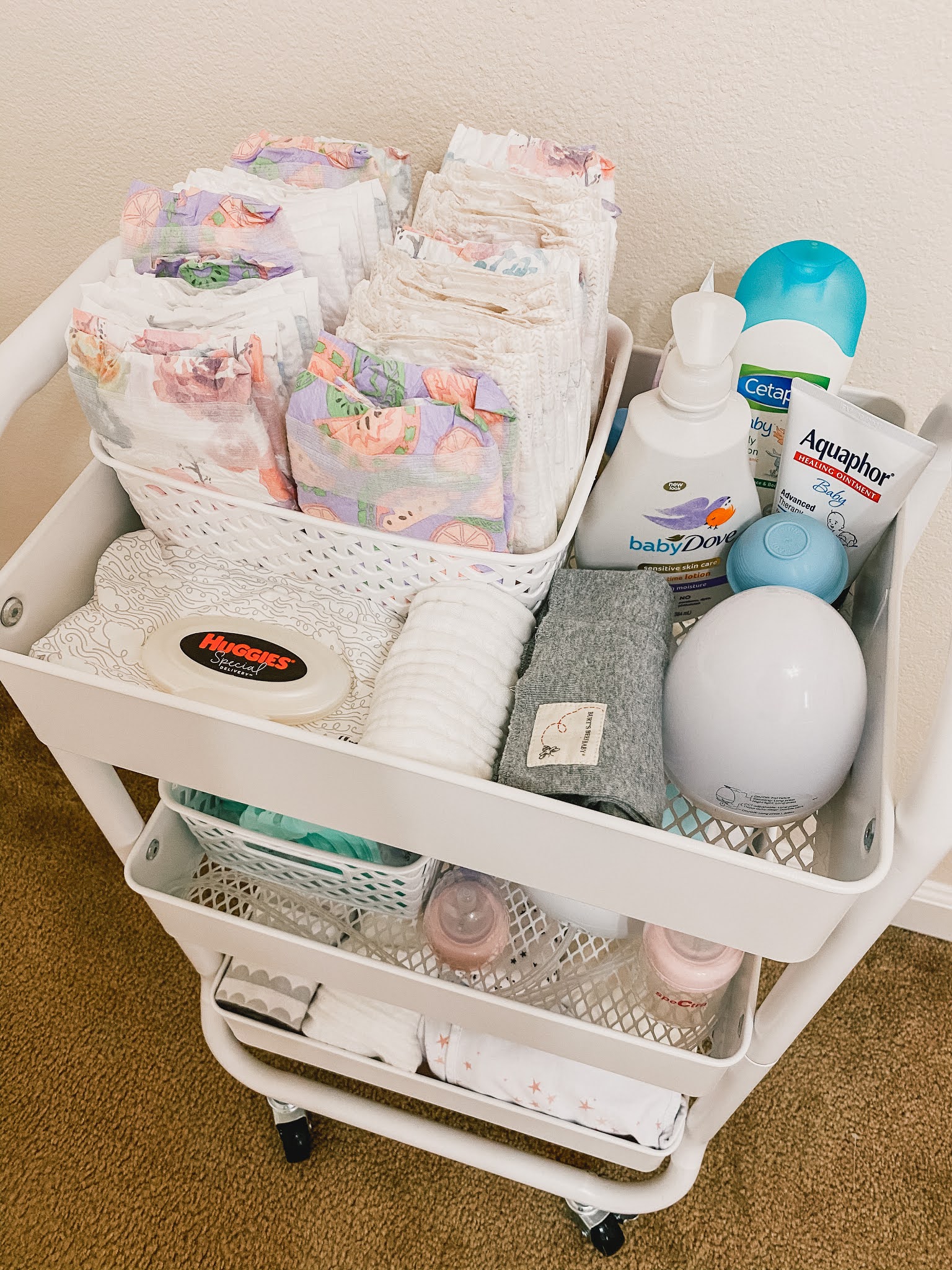 BOHO NURSERY + DIAPER/BREASTFEEDING CART — Macchiatos & Confetti
