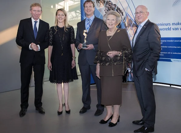 Princess Beatrix of The Netherlands and Princess Mabel of Orange-Nassau attended the 1st award ceremony of the Prince Friso Engineers award of the Engineer 