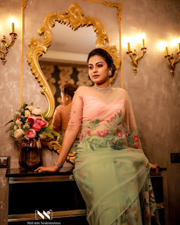 Actress Anusree Nair Saree Photos Stills Gallery Actress Anusree Nair Saree Photos Stills Gallery
