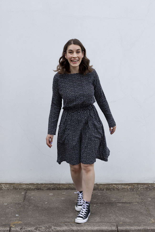 Nikki's Lotta dress - easy sewing pattern from Tilly and the Buttons