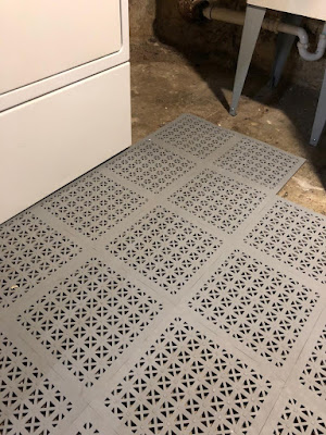 Greatmats laundry room flooring Staylock perforated tiles Greatmats laundry room flooring Staylock perforated tiles