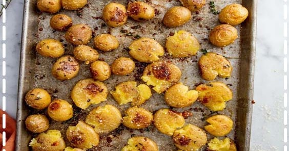 Garlic Smashed Potatoes - Vegan Quick Healthy Recipes