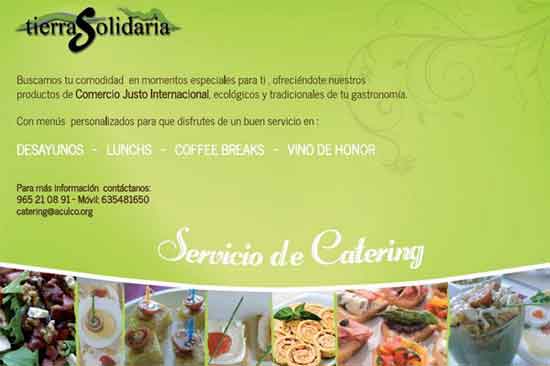 Pida nuestra catering en Alicante