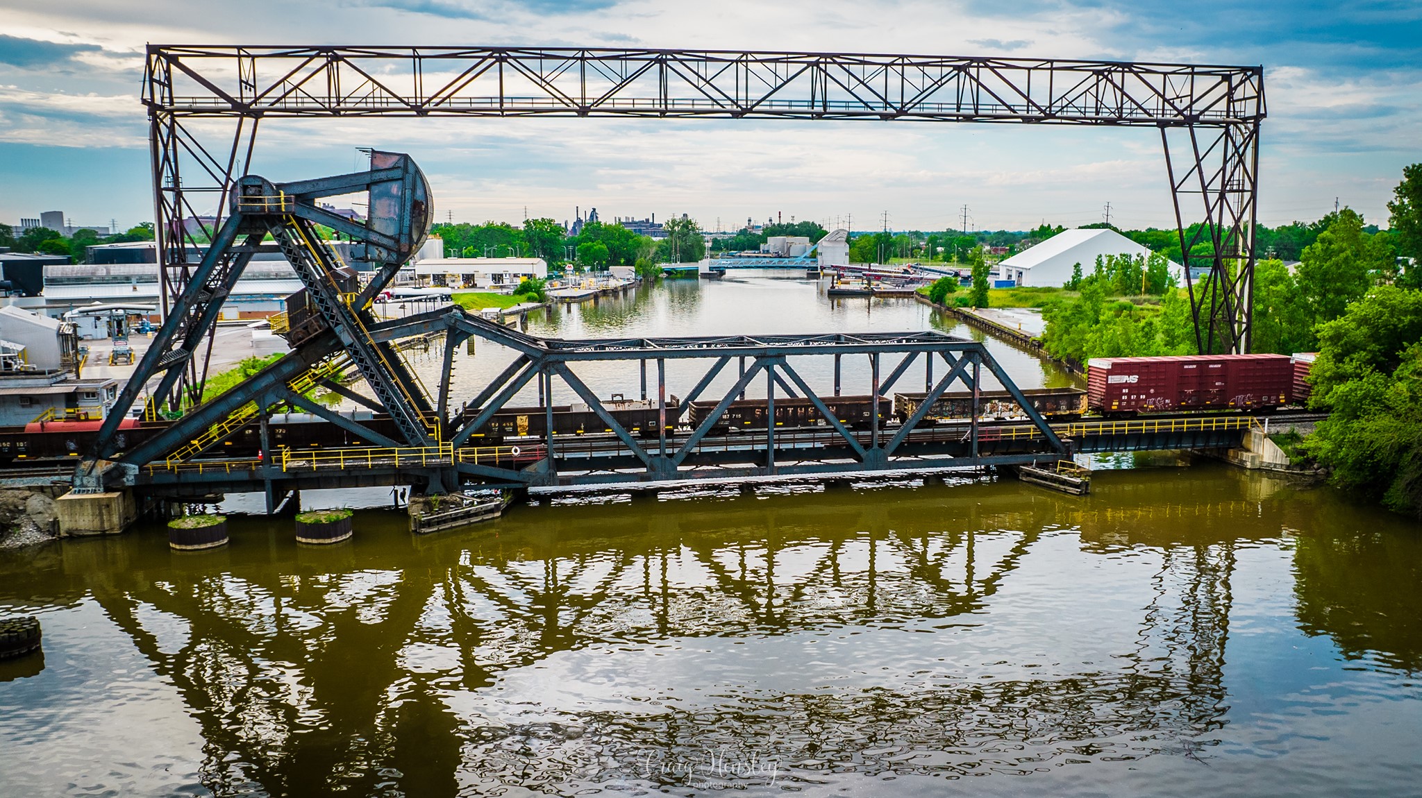 Industrial History 1922 (CSX+NS+CN)/(Pennsy+DTS) Bridge over Rouge