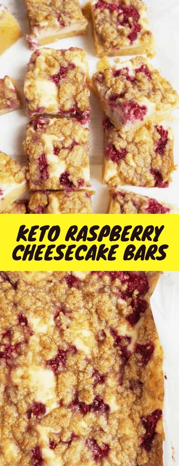 Keto Raspberry Cheesecake Bars Let's Cooking