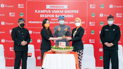 Dukung Revolusi Digital dan UMKM Jabar Go Ekspor, Kampus UMKM Shopee Ekspor Hadir