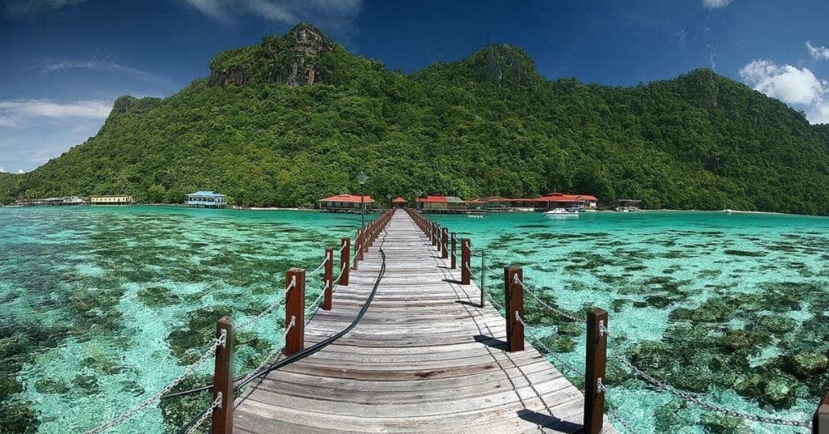 Jom lihat kecantikan Pulau Bohey Dulang Cantik 