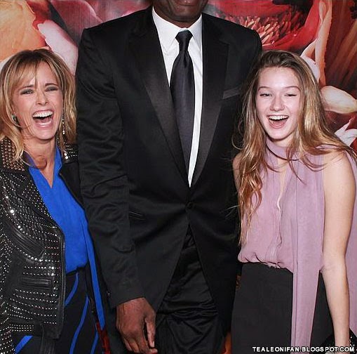 Téa Leoni, West Duchovny, and Family at the Unicef Snowflake 2013