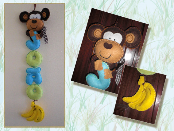 Coisas de Feltro Mobile de feltro