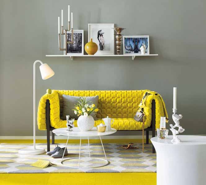 Desain Ruang Interior Rumah Warna Kuning | Minimalist-id.com