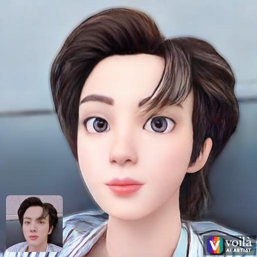 نسخة صور ديزني للعضو جين الأكثر انتشار بين صور Bts أنمي | شاهد الصور