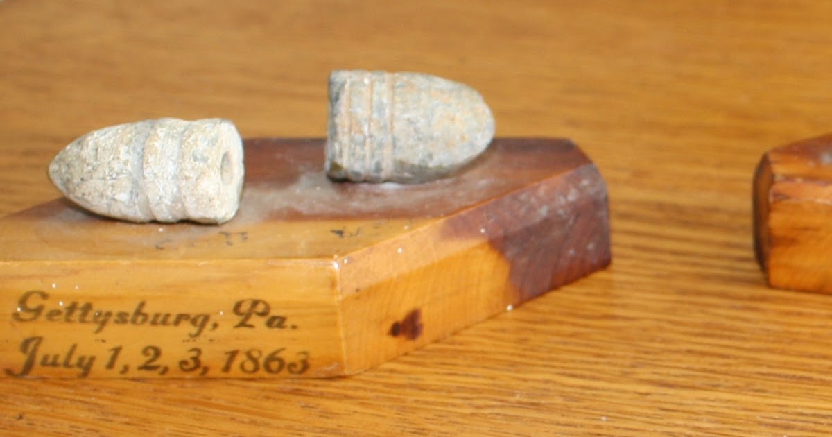 Civil War Buckles & Artifacts 333 Gettysburg Bullet Set Gettysburg
