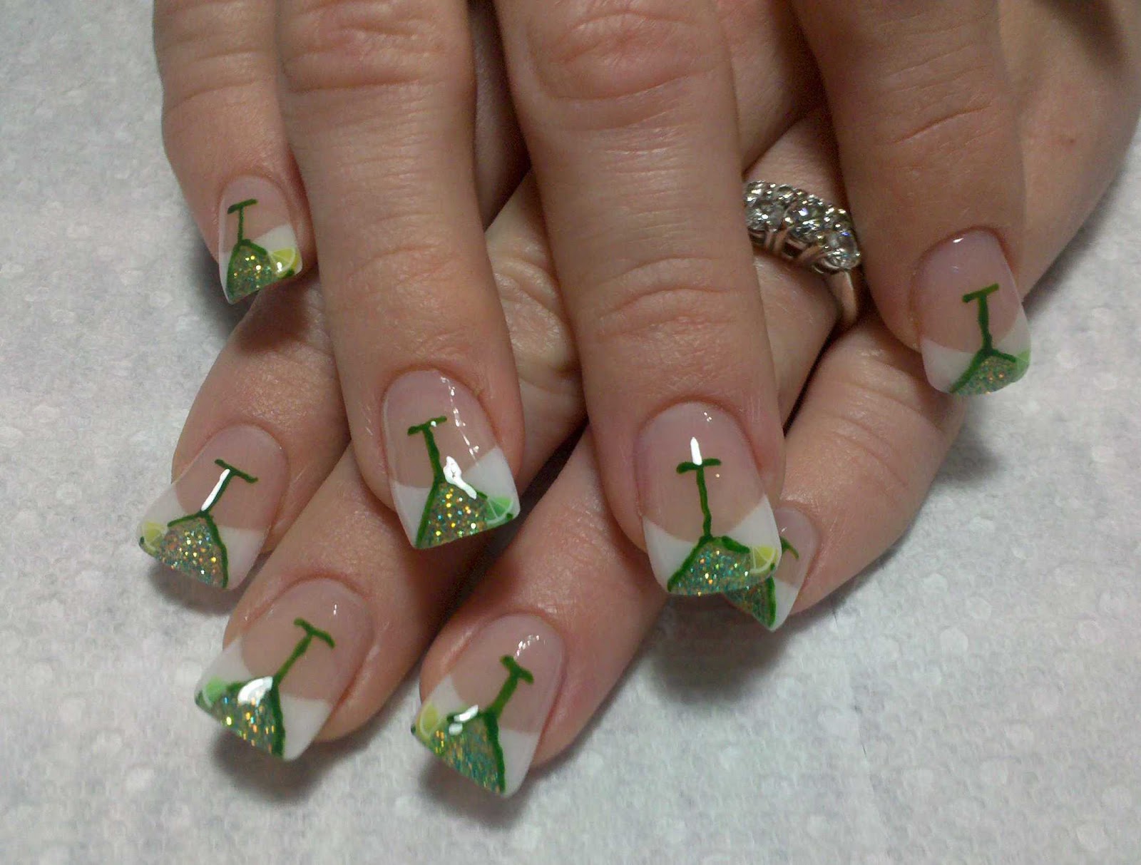 Martini Nail Art Nailic