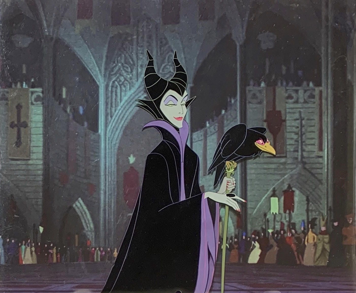 Animation Collection: Original Production Animation Cels of Maleficent and  Diablo from 