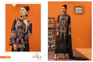 Shree Fab Zara vol 4 georgette pakistani Suits wholesaler