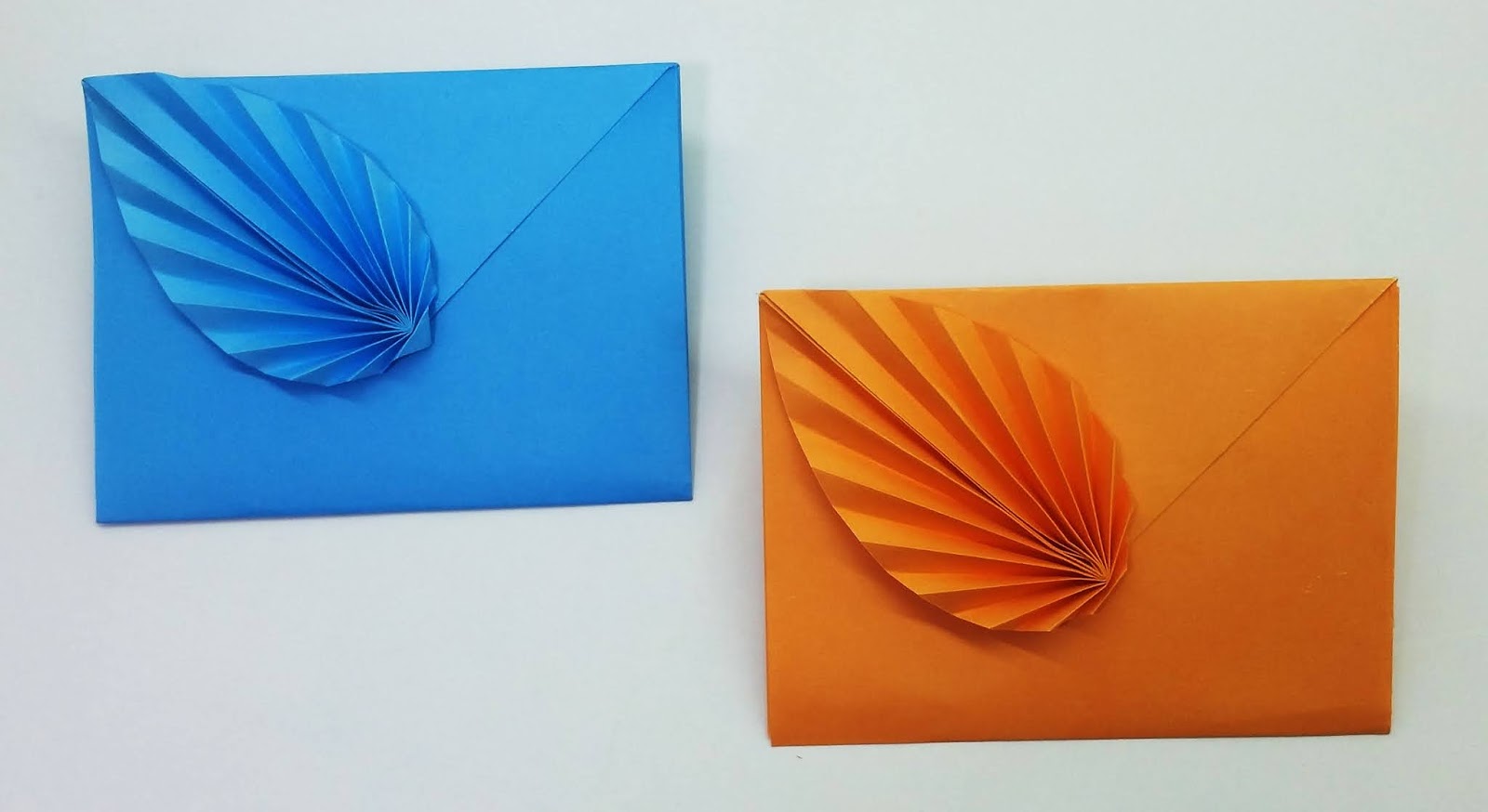 Colored Paper Envelope - Very Easy Origami Envelope Making Tutorial - DIY Paper Leaf Envelope