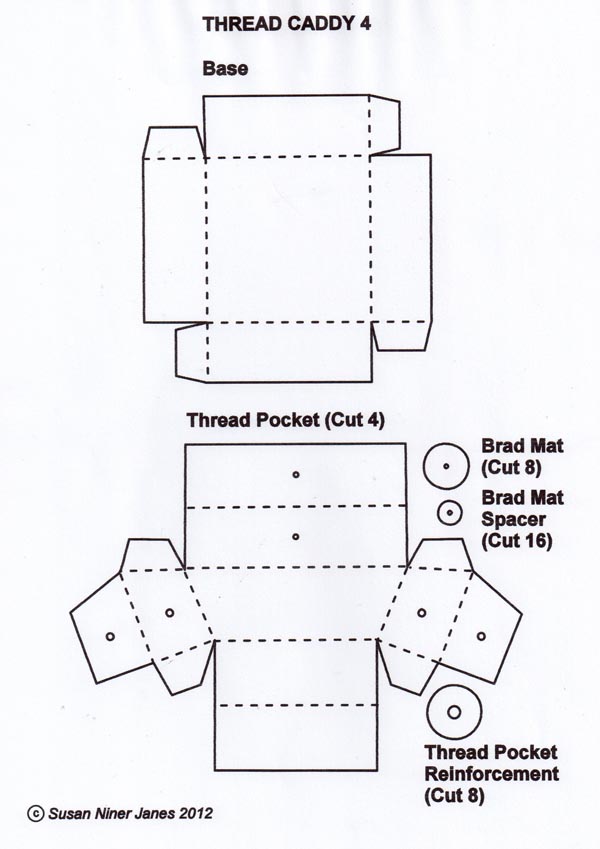 The Papercraft Post: Thread Caddy Tutorial