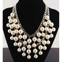 Fancy pearl necklace designs