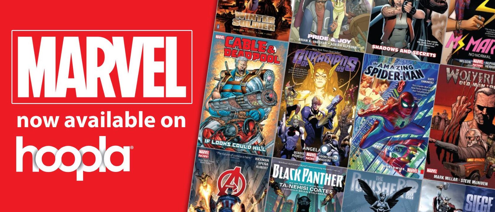 Marvel Graphic Novels Now Available on hoopla