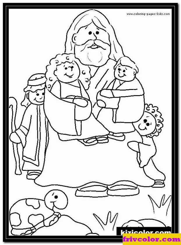 Free Bible Coloring Pages For Children - Coloring Pages