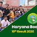 HBSE 10th result declared check now