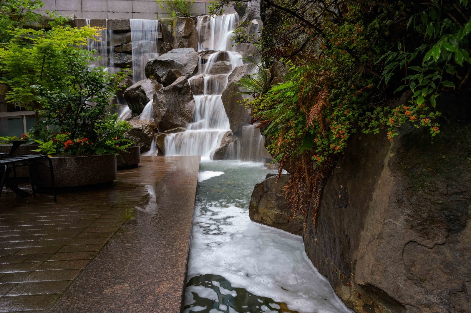 Illuminations from the attic UPS Waterfall Garden Park