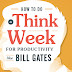 How To Do Think Week For Productivity Like Bill Gates #infographic