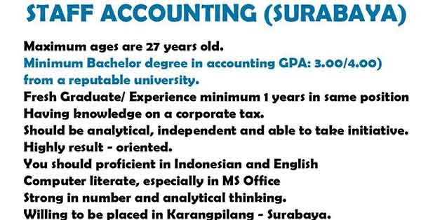 Contoh Iklan Lowongan Pekerjaan Teknik Mesin Dalam Bahasa Inggris