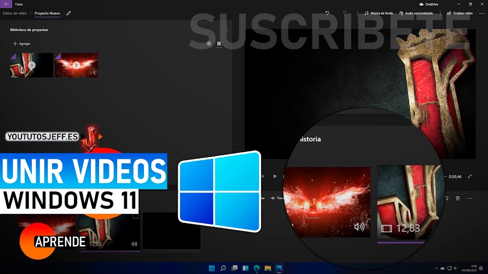 Unir Videos en Windows 11