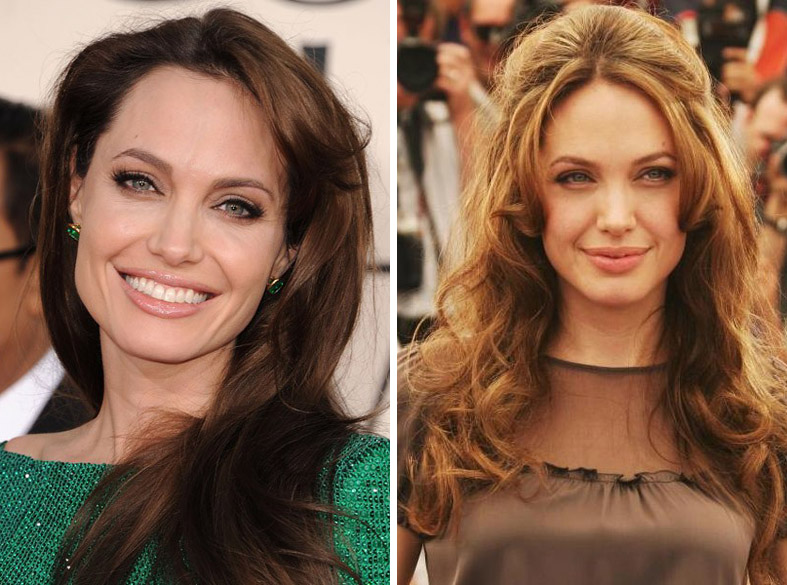 брюнетки крашенные в блондинку. может ли поменяться цвет волос. преображение прически до и после. оливия уайлд блондинка или брюнетка. звезды из брюнетки в блондинку.