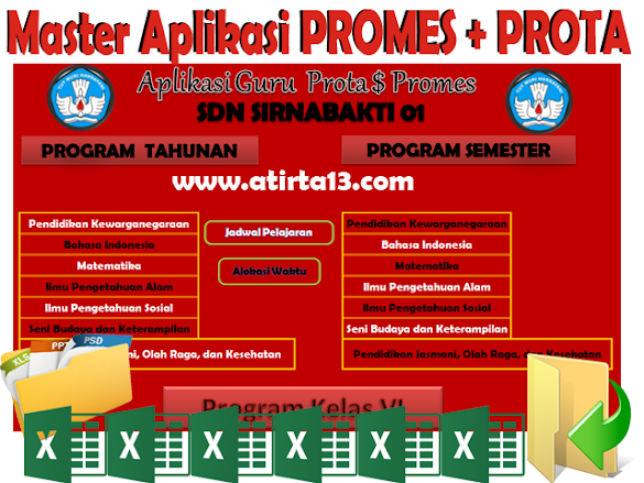 Download Prota Promes Pai Ktsp Kelas 1, 2, 3, 4, 5 Dan 6 Sd