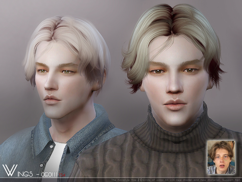 Sims 4 CC's The Best Male Hair by Wingssims