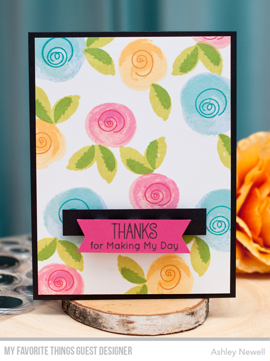 Handmade card by Ashley Newell featuring products from My Favorite Things #mftstamps