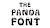 La tipografía Panda 